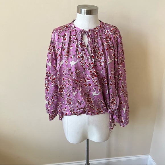 RHODE Helene flowy floral patterned top 13731 - Picture 7 of 12